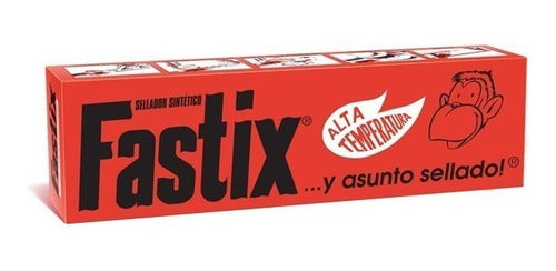 25g Sellador Sintético Para Alta Temperatura Rojo Fastix 0