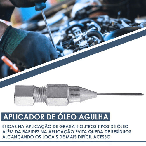 Bico Injetor Graxa Bocal Adaptador Lubrificante Engraxadeira 4