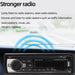 Reproductor Radio Stereo Dual Usb Led, Control Voz Bluetooth 2