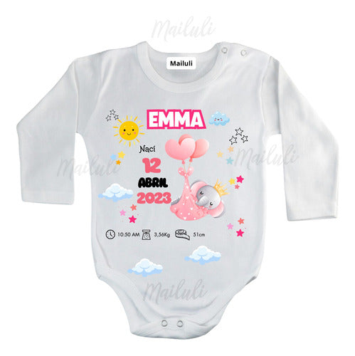 Mailuli Body Personalizado De Bebé + Caja Obsequio Regalo 4