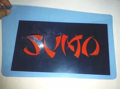 Sumo Acetate Stencil Template - Custom Made 1