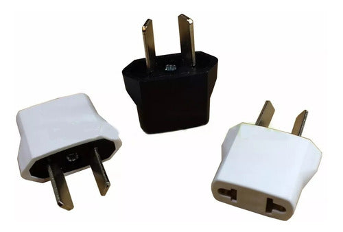 Adaptador Americano Pata Oblicua A Recta Oferta 10 Unidades 0