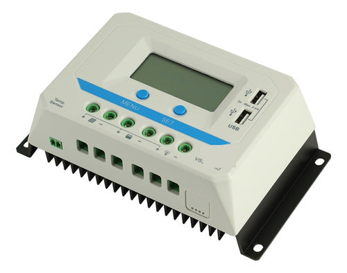 Pwm 10a/20a/30a/45a/60a Controlador De Carga Solar Série 0