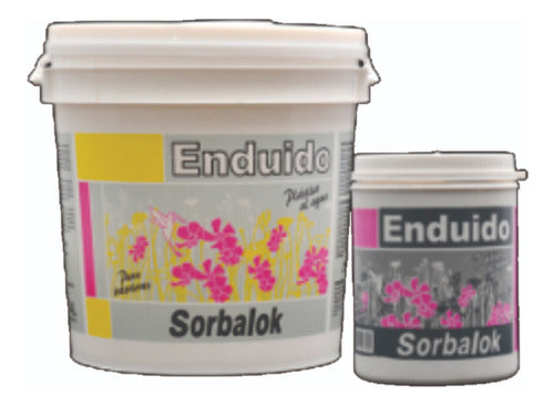 Sorbalok Enduido Plastico Al Agua Interior Y Exterior 4lt 0