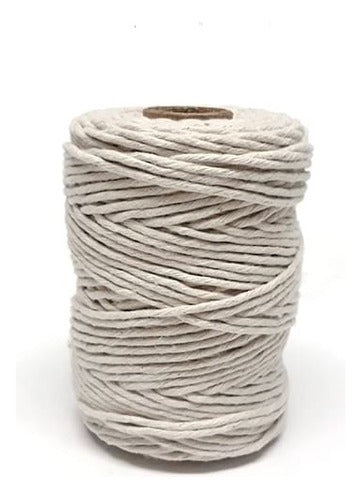 Raw Cotton Thread 16-27 Strands Twisted Macramé Crafts 0