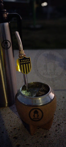 Luz Para Mate Linterna Bombilla Con Escudo Peñarol 2