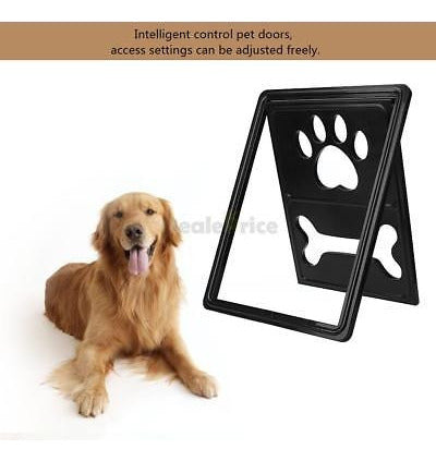 Pet Door Medium for Dogs and Cats with Flap Lock 1 2