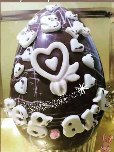 Handcrafted 3 Kg Easter Egg N° 30 Premium Chocolate 5