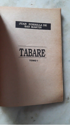 Libro Tabare De Juan Zorrilla De San Martin, 1989 1