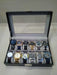 DG Leather Boxes Watch Organizer Case with 12 Slots 6