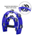 Musfunny Double Row Tambourine with 20 Pairs of Jingles - Blue 3