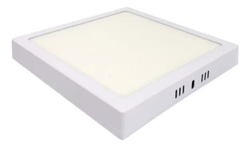 Candela Panel Plafón Led 24w Superficial Cuadrado Luz Fria 1