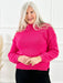 Thick Cozy Pullover Sweater Women's Ribbed Half-Neck 6