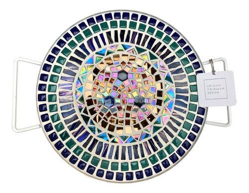 Handmade Decorative Design Object Mosaic Tray 0