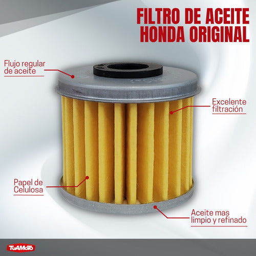 Honda Original Service Kit Filters and Semi-Synthetic Oil for CRF 250L 3