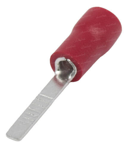 ELUMILED 20 Pre-Insulated Flat Pin Red Terminals A22 0.25-1.6mm2 0