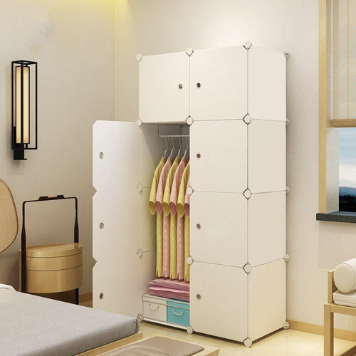 Tushop Multifunction 8-Shelf Furniture with Hanger - Wardrobe 2