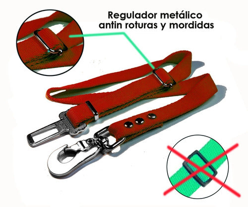 De Perros Con Onda Adjustable Large Dog Car Safety Belt 1