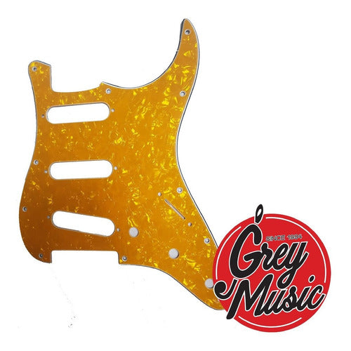 Cool Parts Pst01sss Stratocaster Yellow Pearl Pickguard 1