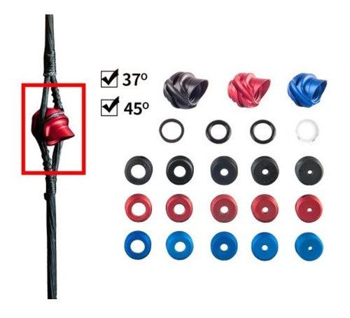 Peep Clarificador 6x 5 Reducciones Arco Compuesto Scope 3