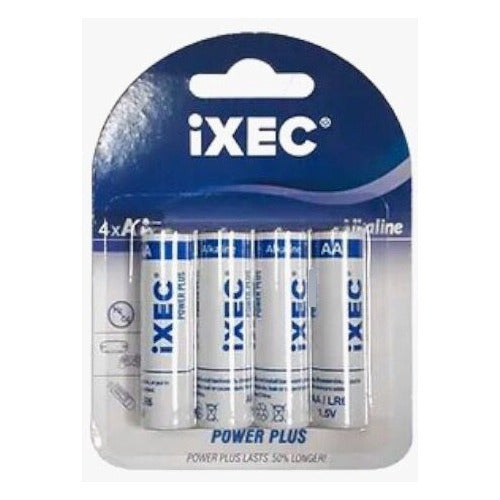 iXEC Blister of 4 Alkaline AA Batteries 0