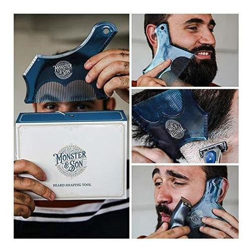 Herramienta Para Moldeado De Barba Monster&son Transparente 5