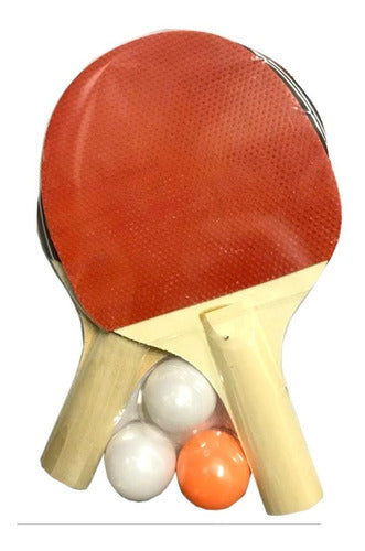 Table Tennis Ping Pong Set with 2 Paddles + 3 Balls 4