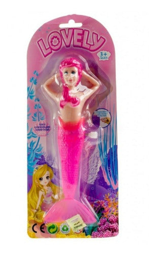 Muñeca Sirena  A Cuerda Niños Juguetes Oferta 0