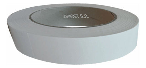 Thermal Adhesive Tape for Labels, Badges, Patches - 19mm x 50m - 18 Units - Zanet 0