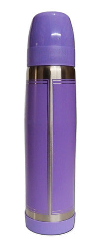 Lumilagro Termo Inox. Violet + Mate + Bombilla 340 - Fdn 5