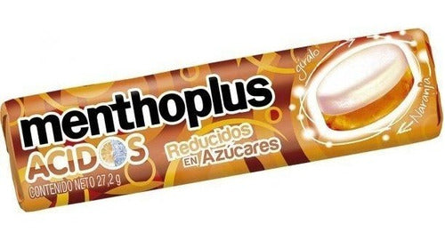 Pastillas Menthoplus Acidos Naranja Caja X 12 Unidades 0