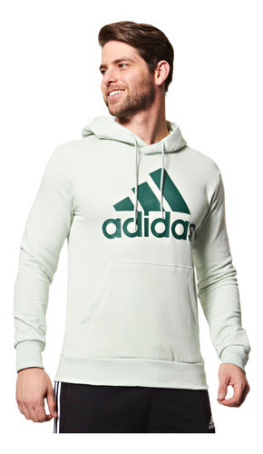 Moletom Masculino Capuz Essentials Big Logo Com Bolso adidas 5