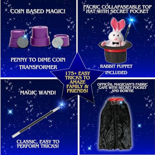 Fantasma Magic Kit Deluxe Top Hat Magic Set 4