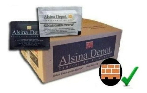 Alsina Depot Sugar in Sachets, Box of 800 Units of 6.25 Grams 1