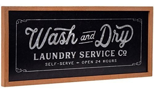 Nikky Home Metal Wash and Dry Wall Plaque 1