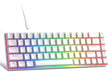 Teclado Gaming Portátil De 68 Teclas Con Luces Rgb Blanco 0