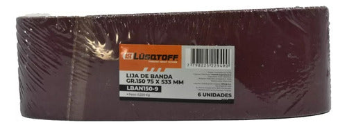 Lüsqtoff Belt Sander 75x533mm Lban150-9 150 Grit 1