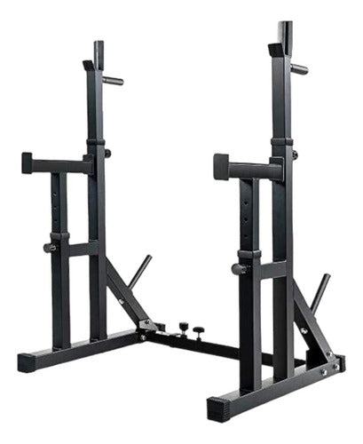 Rack Sentadillas Regulable Altura Y Ancho Prof. 1