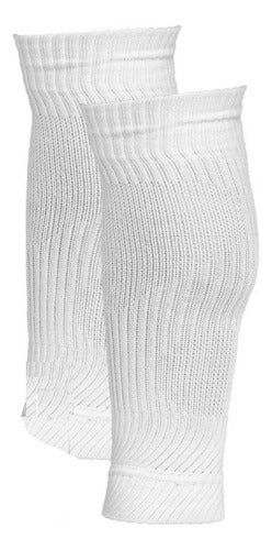 Fox Socks White Ankle-Free Football Socks 1