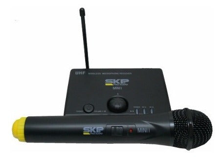 Microfono Inalambrico Skp Mini I Uhf Wireless 0