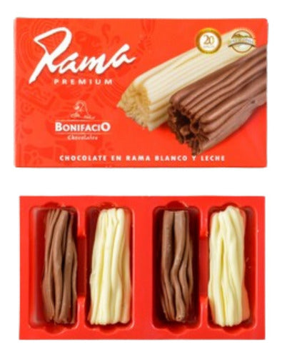 Bonifacio White and Milk Chocolate Rama Box x 110g 0