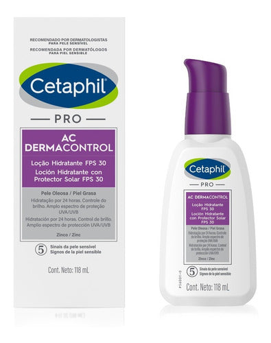 Combo X 2 Cetaphil Hidratante Fps 30 Pro Ac Control 118 Ml 3