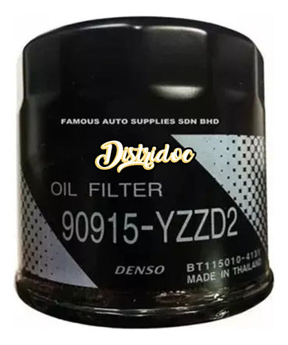 Toyota Original Oil Filter for Hilux SW4 2.4 2.8 2016+ 4