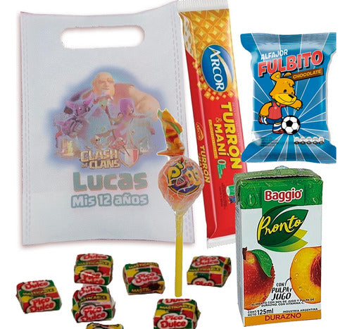 dth 25 Personalized Bags for Party Favors with Candies 0