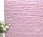 Placa Para Pared Autoadhesiva Pack 10u Diseño 3d Piedra Rosa 3