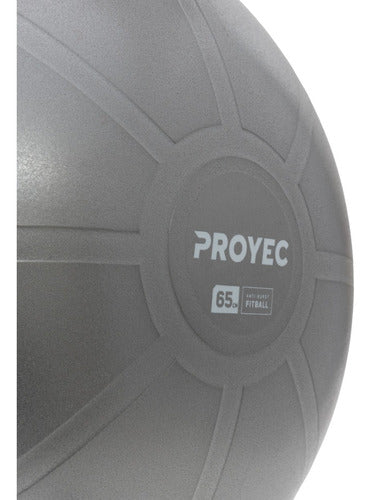 Proyec Swiss Gym Ball 65 cm + Fitness Gym Inflator 13