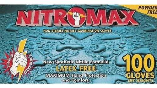 Nitromax Nitrile Powder-Free Examination Gloves - Small 0