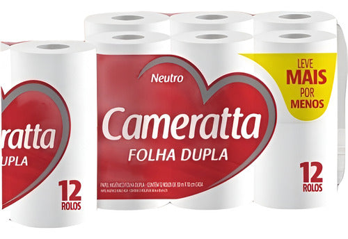 Cameratta Papel Higienico Doble Hoja 12 Rollos 30mt 0