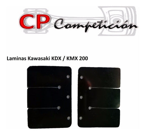 Kawasaki KDX 200 / KMX 125 Laminas De Flaper Americanas 1