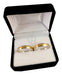 JR Joyas Narrow Platinum and Gold Wedding Bands Engraved with Cases 0